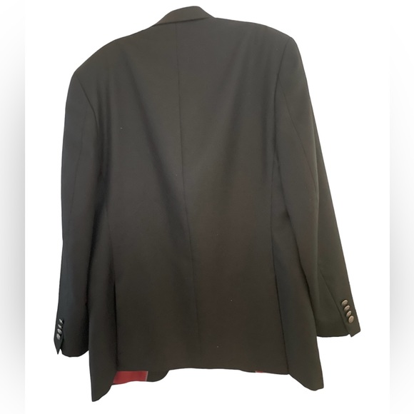 Alfani Suit Jacket: 42R: beautiful Red Lining: Two Button: Slim Fit - Picture 2 of 5